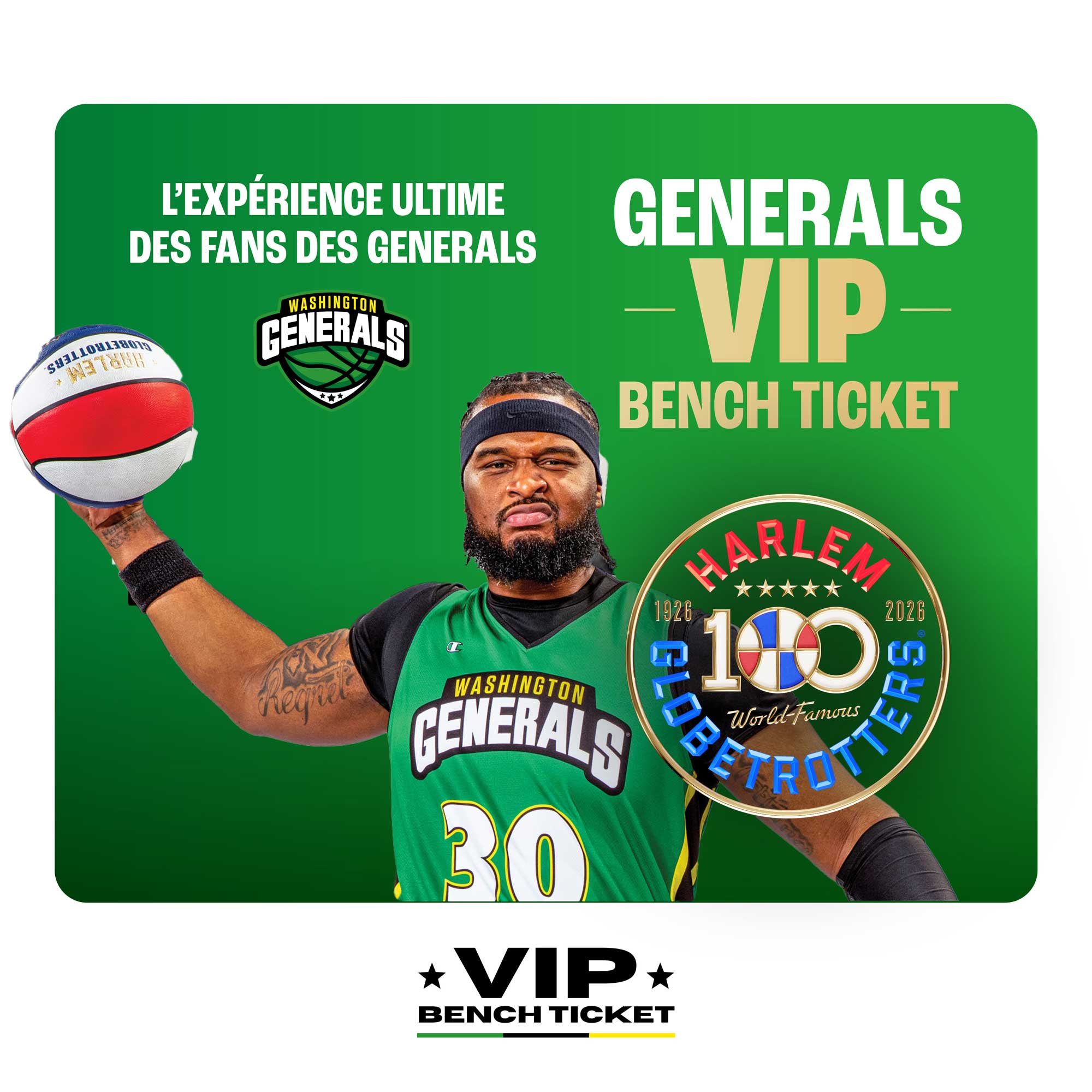 Achat personnalisé - Billets Certifiés - Grand Public - HARLEM VIP ...