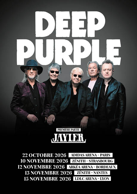 Retrouvez nos offres pour DEEP PURPLE | Gérard Drouot Productions
